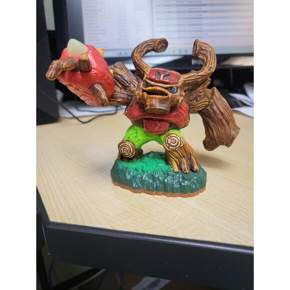2012 Activision Skylanders Giants Tree Rex Video Game Piece Figure Orange Base - Picture 1 of 5